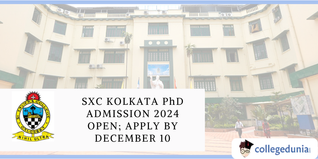 SXC Kolkata PhD Admission 2024 Open; Apply by December 10