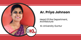 KL University Guntur, HOD Architecture: Ar. Priya Johnson Interview