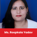 Ms. Roopkala Yadav as HOD Hindi at Tagore PG Girls College, Jaipur