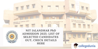 NIT Jalandhar PhD Admission 2025: List of Selected Candidates Out; Check Details Here