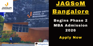 JAGSOM Bangalore Begins Phase 2 MBA Admission 2026; Apply Now @jagsom.edu.in