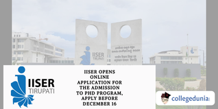 IISER Opens Online Application for the Admission to PhD Program, Apply Before December 16