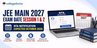 JEE Main 2027 Exam Date: Session 1 Expected in January, Session 2 in April, NTA Notification Due in October
