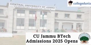CU Jammu BTech Admissions 2025 Opens; Apply Before March 19