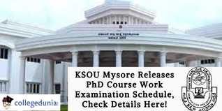 KSOU Mysore Releases PhD Course Work Examination Schedule, Check Details Here!