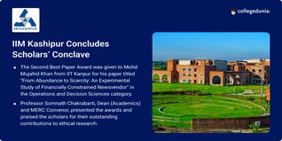 IIM Kashipur Concludes Scholars’ Conclave; Best Research Paper Awarded to DTU, MNNIT Allahabad & IIT Kanpur