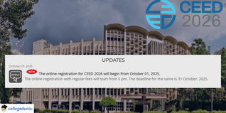 CEED 2026 Registration Open @ceed.iitb.ac.in; Apply before October 31