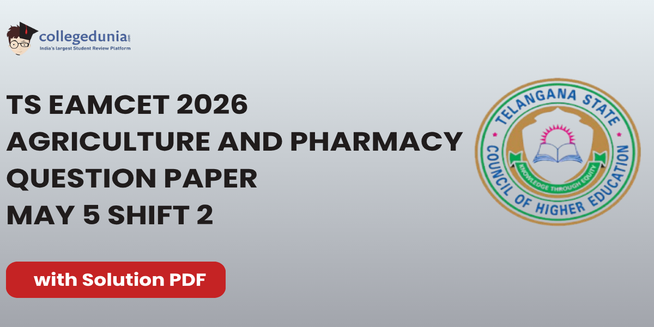 TS EAMCET 2026 May 5 Shift 2 Agriculture and Pharmacy Question Paper with Solution PDF