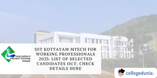IIIT Kottayam MTech for Working Professionals 2025: List of Selected Candidates Out; Check Details Here
