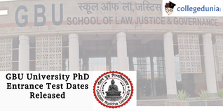 GBU University PhD Entrance Test Dates Released; Check Details Here