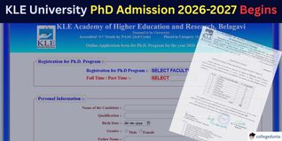 KLE University PhD Admission 2026-2027 Begins at kledeemeduniversity.edu.in;  Apply by December 29