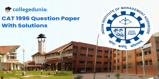 CAT 1996 Question Paper (Available):Download Solutions with Answer Key PDF