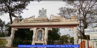 Sri Krishnadevaraya University Admission 2023 Open for PG Courses; Apply till May 11