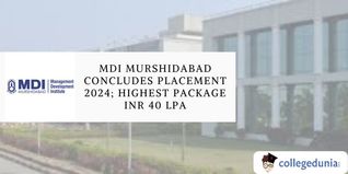 MDI Murshidabad Concludes Placement 2024; Highest Package INR 40 LPA