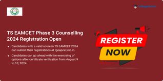 TS EAMCET Phase 3 Counselling 2024 Registration Open @tgeapcet.nic.in; Get Direct Link Here