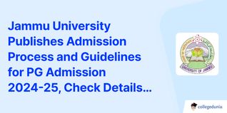 Jammu University Publishes Admission Process and Guidelines for PG Admission 2024-25, Check Details Here