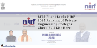 BITS Pilani Leads NIRF 2025 Ranking of Private Engineering Colleges in India