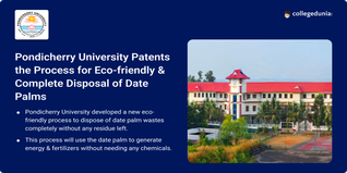 Pondicherry University Obtains New Patent on Eco-friendly Date Palm Waste Disposal Process