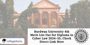 Burdwan University 4th Merit List Out for Diploma in Cyber Law 2024-25; Check Direct Link Here
