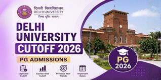 Delhi University Cutoff 2026 for PG (Out): Check Round wise CUET PG Cutoffs