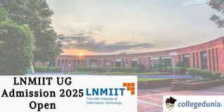 LNMIIT UG Admission 2025 Open; Apply by May 15