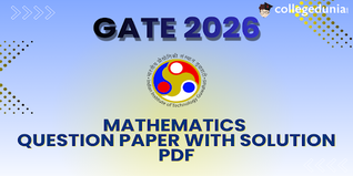 GATE 2026 Mathematics (MA) Question Paper with Solutions PDF Download