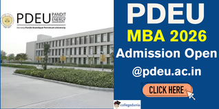 PDEU Opens MBA Admissions for Academic Session 2026; Apply Online @pdeu.ac.in