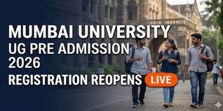 Mumbai University Reopens UG Pre-Admission 2026 at muugadmission.samarth.edu.in; Check Last Date to Apply