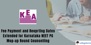 Karnataka NEET PG Counselling: KEA Extended Date for Fee Payment and Reporting for Mop-up Round