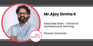 Woxsen University, Associate Dean - School of Architecture & Planning: Mr.Ajay Simha K Interview