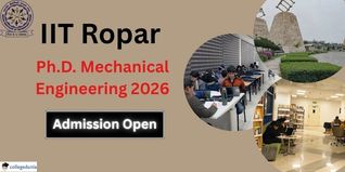 IIT Ropar Ph.D. Mechanical Engineering Admission Open, Register Before November 18, 2025