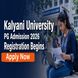 University of Kalyani PG Admission 2026 Registration Begins at klyuniv.ac.in; Check Last Date to Apply