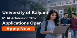 University of Kalyani MBA 2026 Admission Opens Apply by July 30