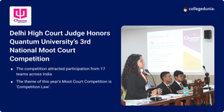 Quantum University’s 3rd National Moot Court Competition ‘JURISPRUDENCE 24’ Honoured by Delhi High Court Judge