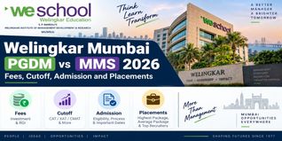 Welingkar Mumbai PGDM vs MMS 2026: Fees, Cutoff, Admission and Placements