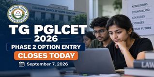 TG PGLCET 2026 Phase 2 Option Entry Closes Today; Check Steps to Submit Web Options