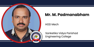 Sanketika Vidya Parishad Engineering College, HOD Mech: Mr. M. Padmanabham Interview