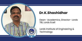Lords Institute of Engineering & Technology, Dean- Academics, Director- Lords TBI, Lords Ecell: Dr.K.Shashidhar Interview