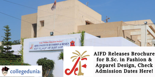 AIFD Releases Brochure for B.Sc. in Fashion & Apparel Design, Check Admission Dates Here!