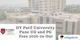 DY Patil University Pune UG and PG Fees 2025-26 Out; Check Details Here