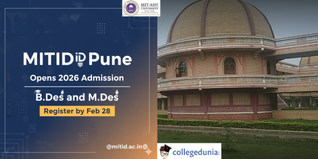 MITID Pune Begins 2026 Admission for B.Des and M.Des; Register by Feb 28