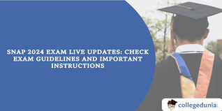 SNAP 2024 Exam Live Updates: Test 1 Exam Date (Dec 8), Check Exam Guidelines, Important Instructions, Paper Analysis and Difficulty Level
