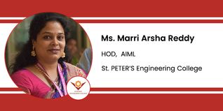 St. PETER’S Engineering College, HOD, AIML: Ms. Marri Arsha Reddy Interview