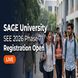 SAGE University Opens SEE 2026 Phase 7 Registration at sageuniversity.in; Check Last Date to Apply
