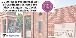 DU Releases Provisional List of Candidates Selected for PhD in Linguistics, Check Documents Required Here!