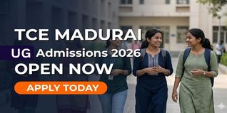 TCE Madurai UG Admissions 2026 Open; Apply by June 2