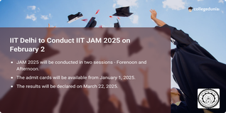 IIT Delhi to Conduct JAM 2025 on February 2, Exam to be Held in Two Sessions for 7 Papers