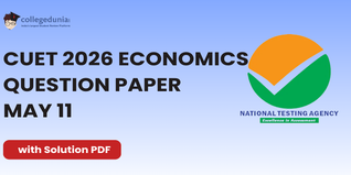 CUET 2026 May 11 Shift 1 Economics Question Paper- Download Answer Key and Solution PDF