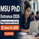 Manonmaniam Sundaranar University PhD Entrance Exam 2026 Registration at msuniv.com; Check Last Date to Apply