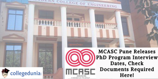 MCASC Pune Releases PhD Program Interview Dates, Check Documents Required Here!